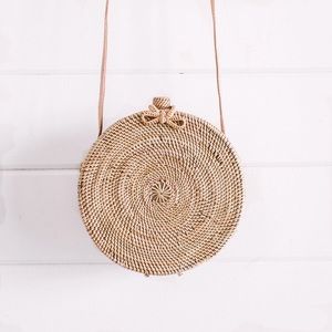 Boho Round Woven Bag